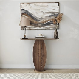 Hanah Home Ellittica - Walnut